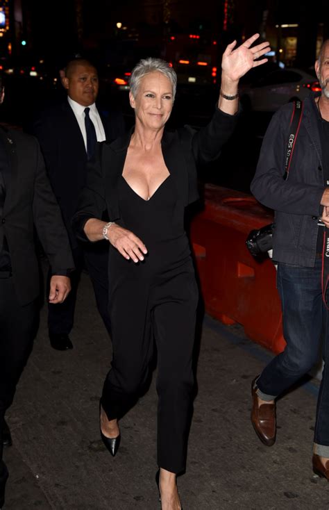 jamie lee curtis big boobs|Jamie Lee Curtis, 64, in her bustiest display yet as she shares。